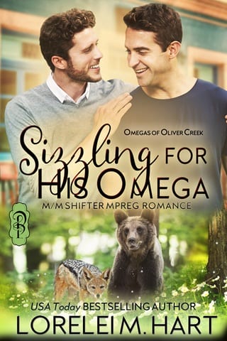 Sizzling for His Omega (Omegas of Oliver Creek Book 12)