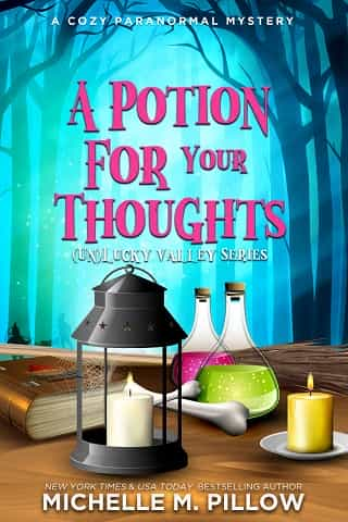 A Potion for Your Thoughts: A Cozy Paranormal Mystery Romance ((Un) Lucky Valley Book 3)