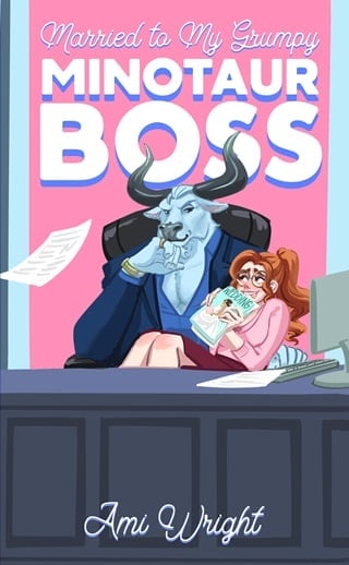 Married to my Grumpy Minotaur Boss: a steamy monster office romance (Grumpy Monster Bosses Book 1)