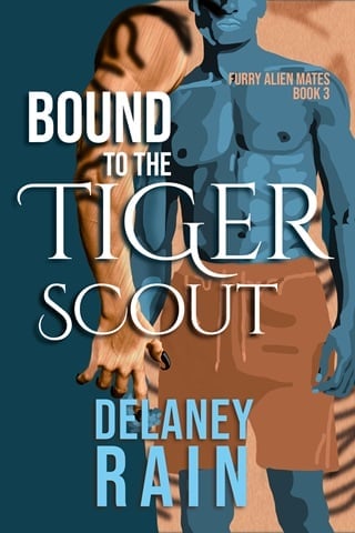 Bound to the Tiger Scout: MM Furry Alien Romance (Delaney's Furry Alien Mates Book 3)